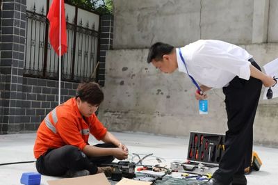 武漢通信段 比標準，拼速度，光纜接續(xù)大比武助力通信設(shè)備修理